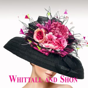 3506 PERGOLA Floral Derby Hat